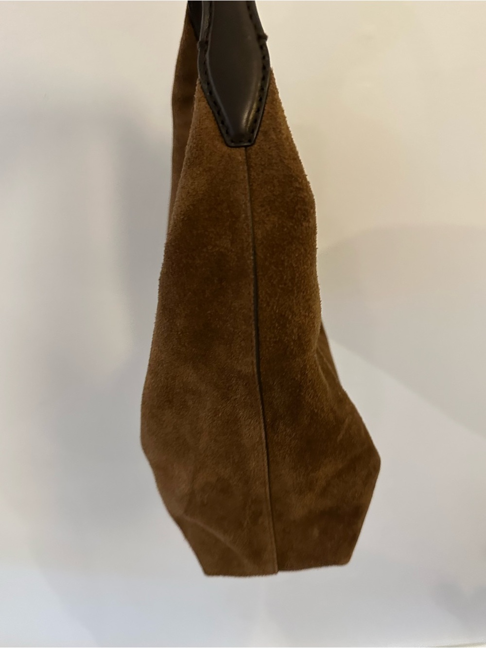 Madewell Mylie, soft grain, small shoulder bag, brown suede - Picture 4 of 12